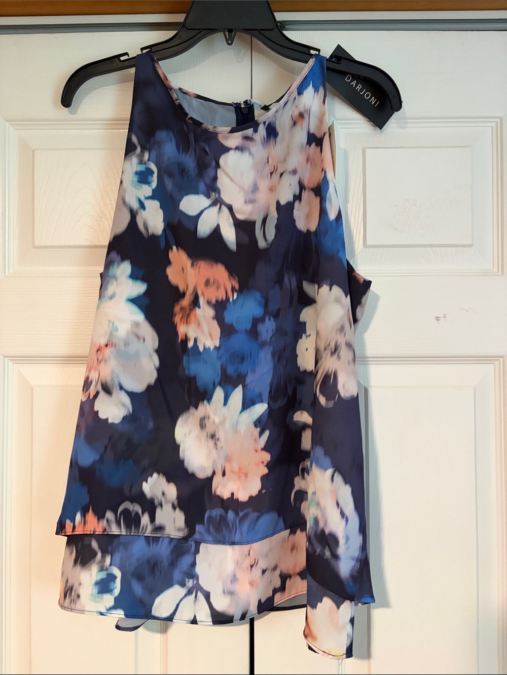 Darjoni Navy Blue Floral Halter Camisole